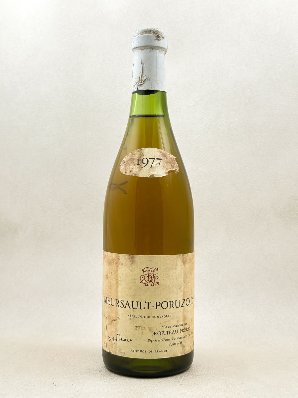 Ropiteau - Meursault 1er cru "Poruzots" 1977