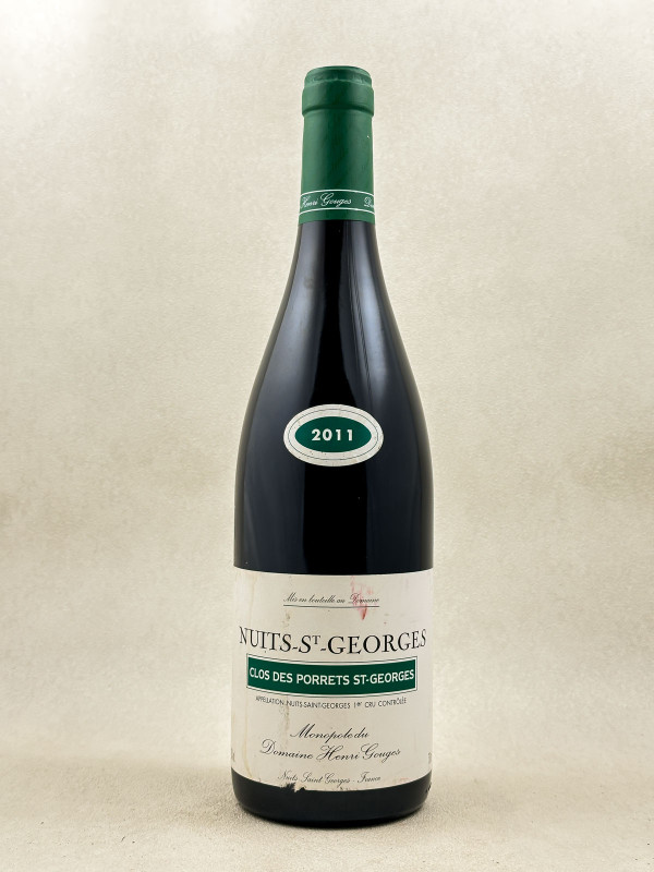 Henri Gouges - Nuits Saint Georges 1er cru "Clos des Porrets St Georges" 2011