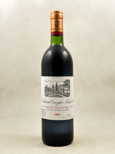 Croque Michotte - Saint Emilion 1981