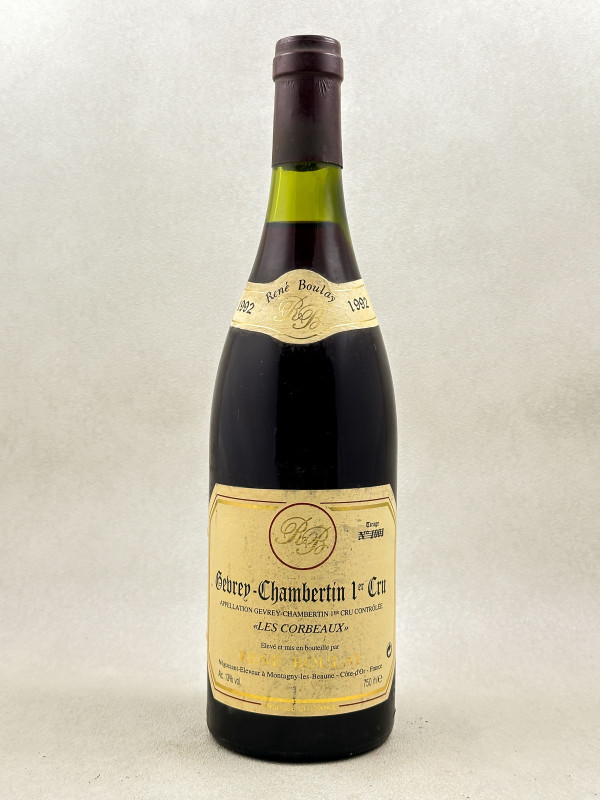René Boulay - Gevrey Chambertin 1er Cru "Les Corbeaux" 1992