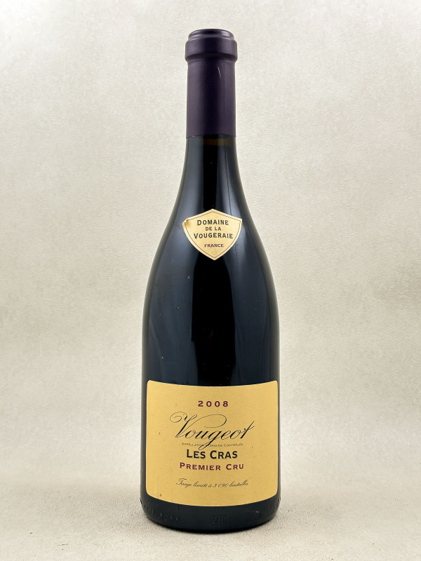 La Vougeraie - Vougeot 1er cru "Les Cras" 2008