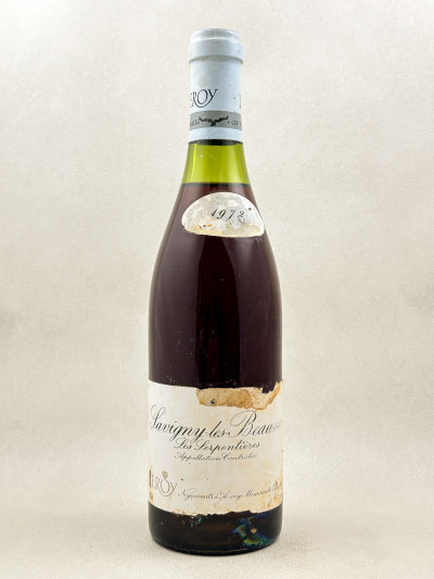 Leroy - Savigny Les Beaune 1er cru "Les Serpentières" 1972