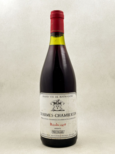 Nicolas - Charmes Chambertin 1978