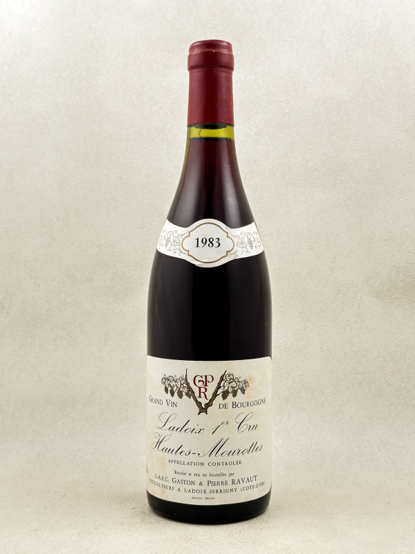 Gaston & Ravaut - Ladoix 1er Cru "Basses-Mourottes" 1983