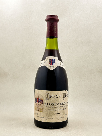 Hospices de Dijon - Aloxe Corton "cuvée Jean de Berbisey" 1988
