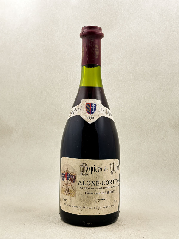 Hospices de Dijon - Aloxe Corton "cuvée Jean de Berbisey" 1988