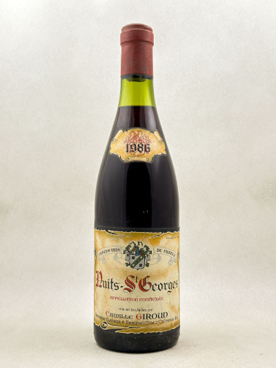 Camille Giroud - Nuits Saint Georges 1986