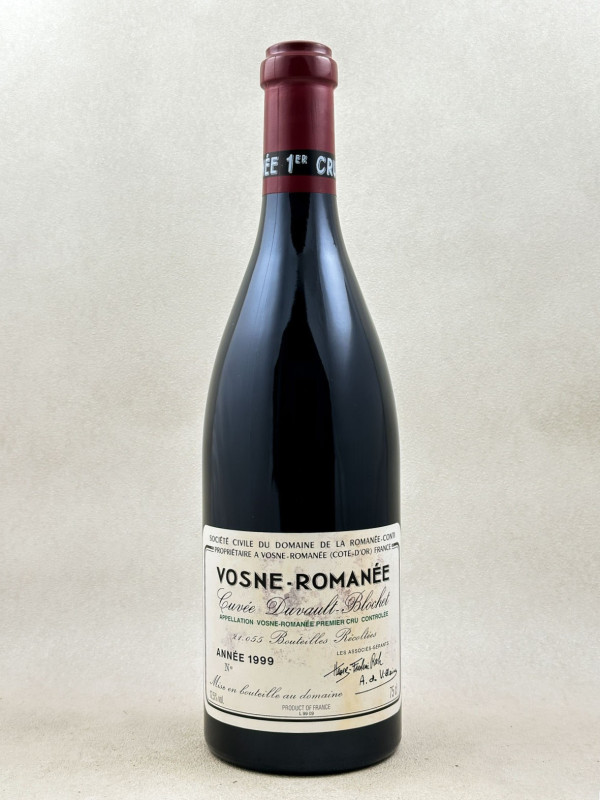 Romanée Conti - Vosne Romanée 1er cru "Cuvée Duvault Blochet" 1999