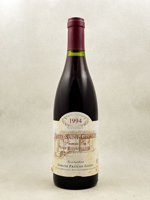 Legros - Morey St Denis 1er Cru "Les Bousselots" 1994