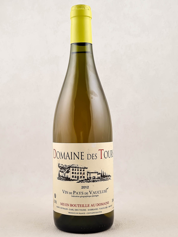 Domaine des Tours blanc - Vin de Pays du Vaucluse 2012