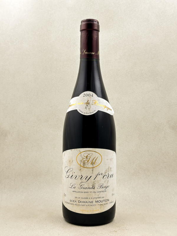 Domaine Mouton - Givry 1er cru "La Grande Berge" 2004
