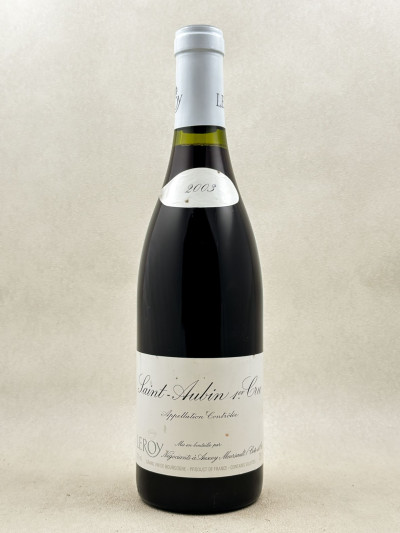 Leroy - Saint Aubin 1er cru rouge 2003