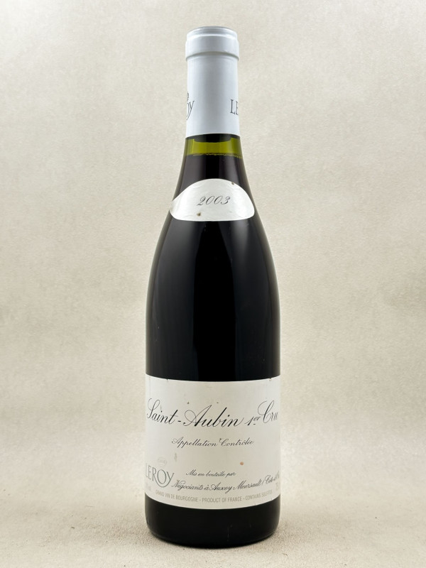 Leroy - Saint Aubin 1er cru rouge 2003