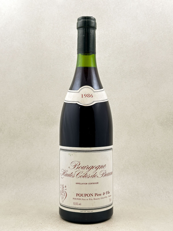 Poupon - Bourgogne Hautes Côtes de Beaune 1986