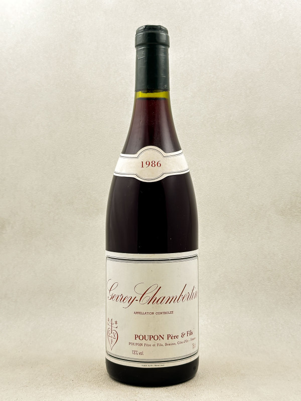 Poupon - Gevrey Chambertin 1986