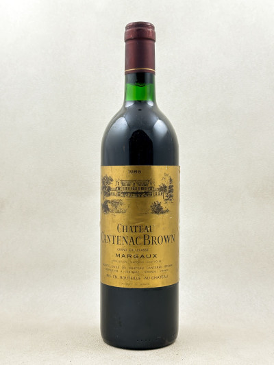 Cantenac Brown - Margaux 1986