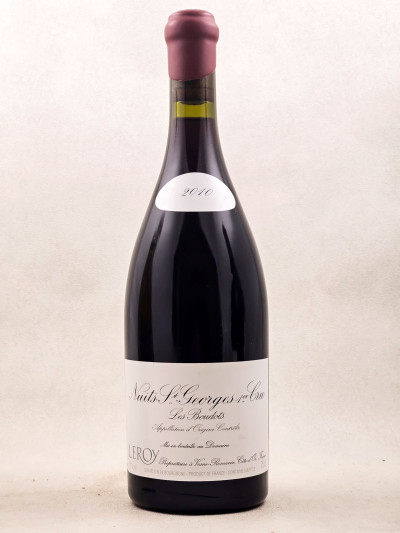 Leroy - Nuits Saint Georges 1er cru "Les Boudots" 2010
