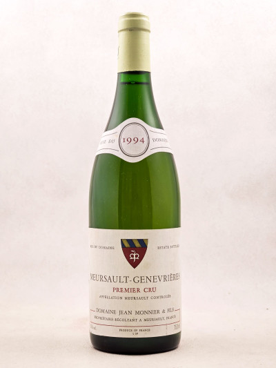 Jean Monnier - Meursault 1er cru "Genevrières" 1994