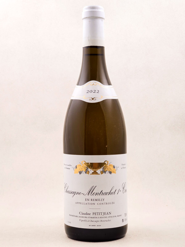 Cl. Petitjean - Chassagne Montrachet 1er Cru "En Remilly" 2022