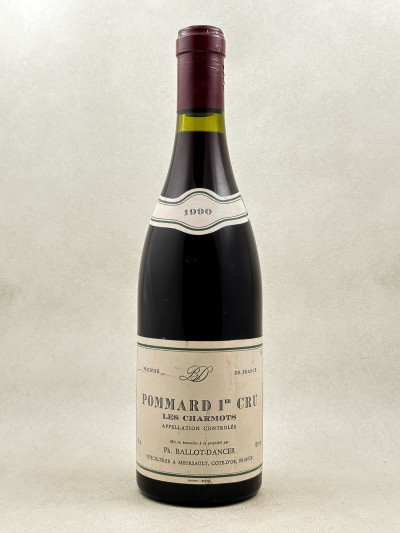 Ballot-Dancer - Pommard 1er cru "Les Charmots" 1990