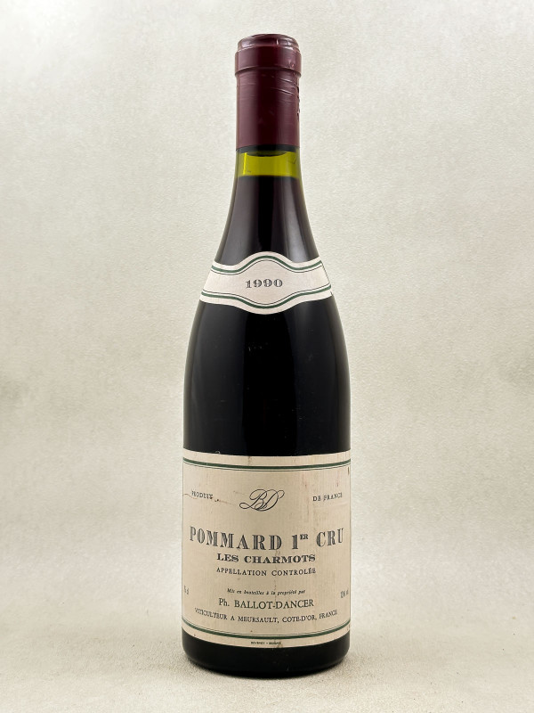 Ballot-Dancer - Pommard 1er cru "Les Charmots" 1990