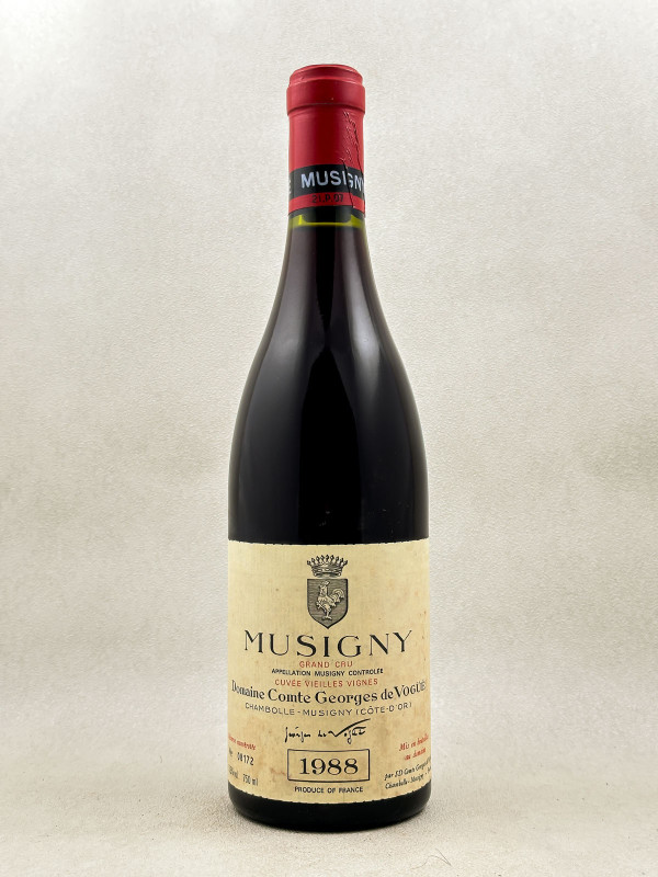 Comte Georges de Vogüé - Musigny "Vieilles Vignes" 1988