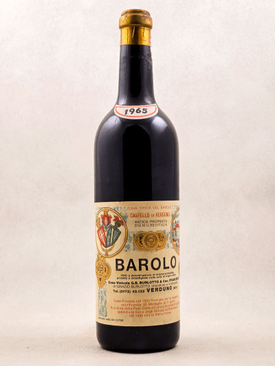 Burlotto - Barolo Piemonte 1965