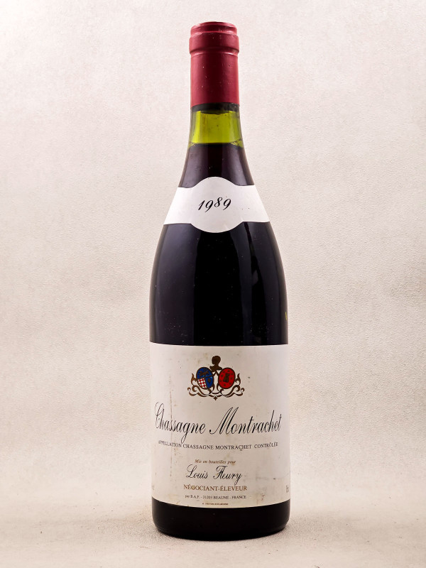 Louis Fleury - Chassagne - Montrachet rouge 1989