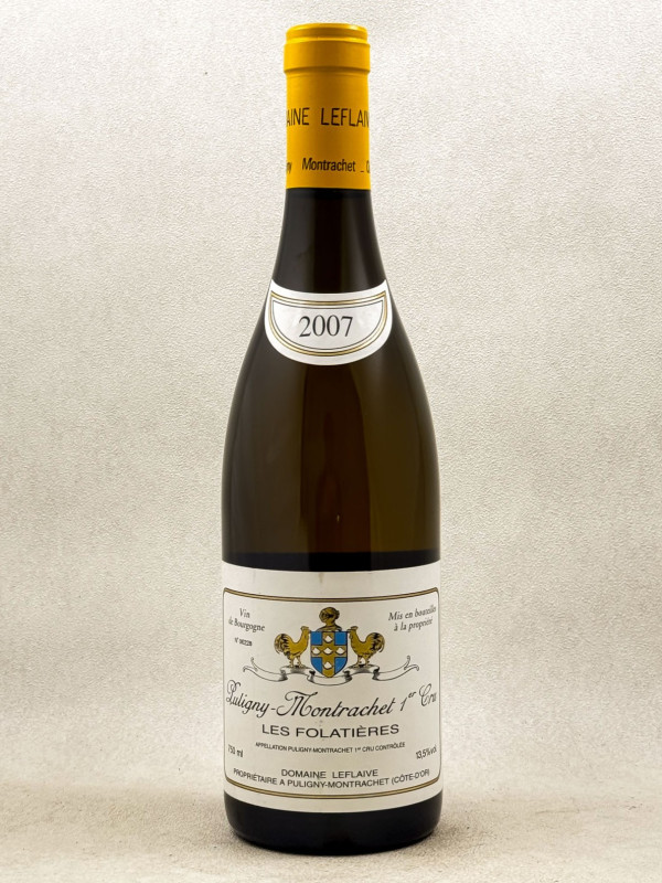 Leflaive - Puligny Montrachet 1er cru "Les Folatières" 2007