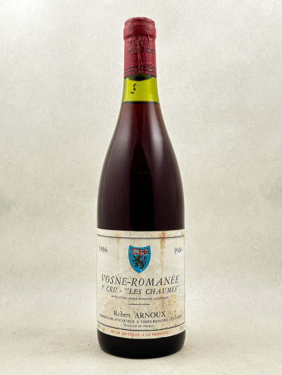 Robert Arnoux - Vosne Romanée 1er cru "Les Chaumes" 1986