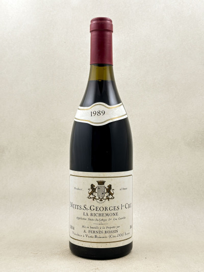 Pernin-Rossin - Nuits St Georges 1er cru "La Richemone" 1989