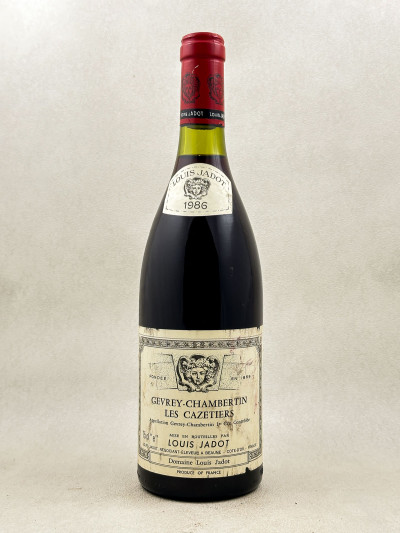 Louis Jadot - Gevrey Chambertin 1er cru "Les Cazetiers" 1986