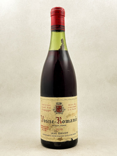 Jean Grivot - Vosne Romanée 1976