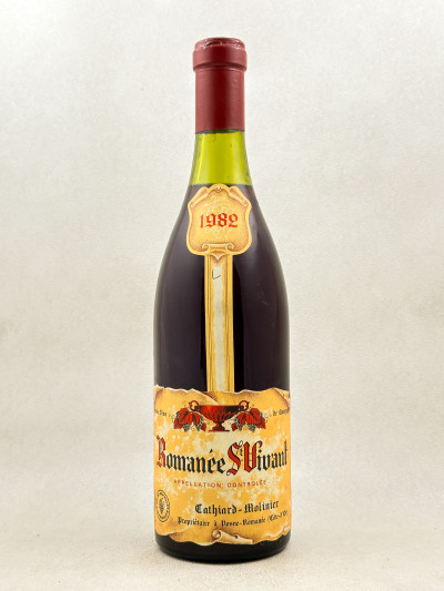 Cathiard Molinier - Romanée Saint Vivant 1982