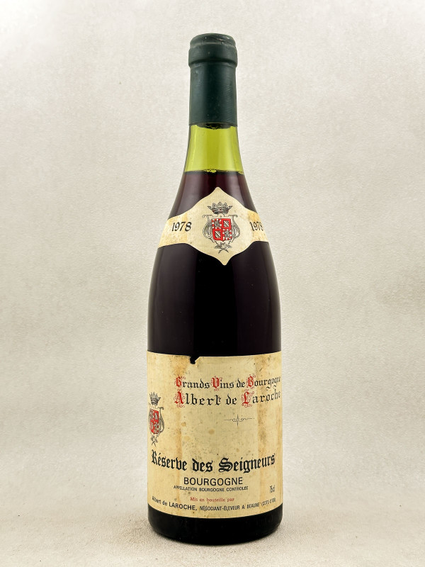 Albert de Laroche - Bourgogne Pinot Noir 1978