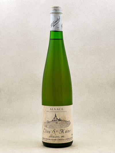 Trimbach - Riesling Clos Sainte Hune 1981