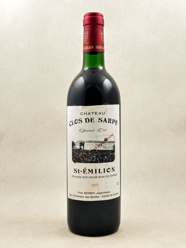 Château Clos de Sarpe - Saint Emilion 1961
