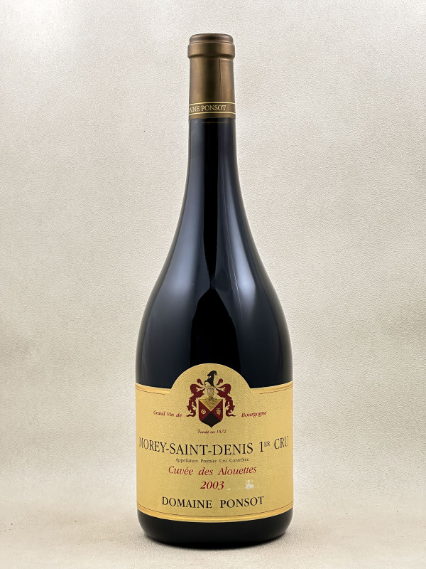 Ponsot - Morey St Denis 1er Cru "Cuvée des Alouettes" 2003 MAGNUM