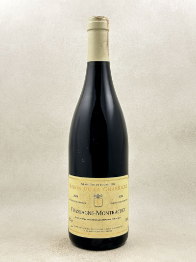 Baron de la Charrière - Chassagne Montrachet rouge 2004