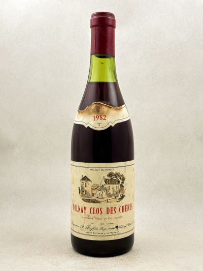 François Buffet - Volnay 1er cru "Clos des Chênes" 1982