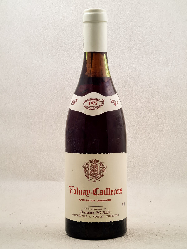 Jean Marc Bouley - Volnay 1er cru "Caillerets" 1972