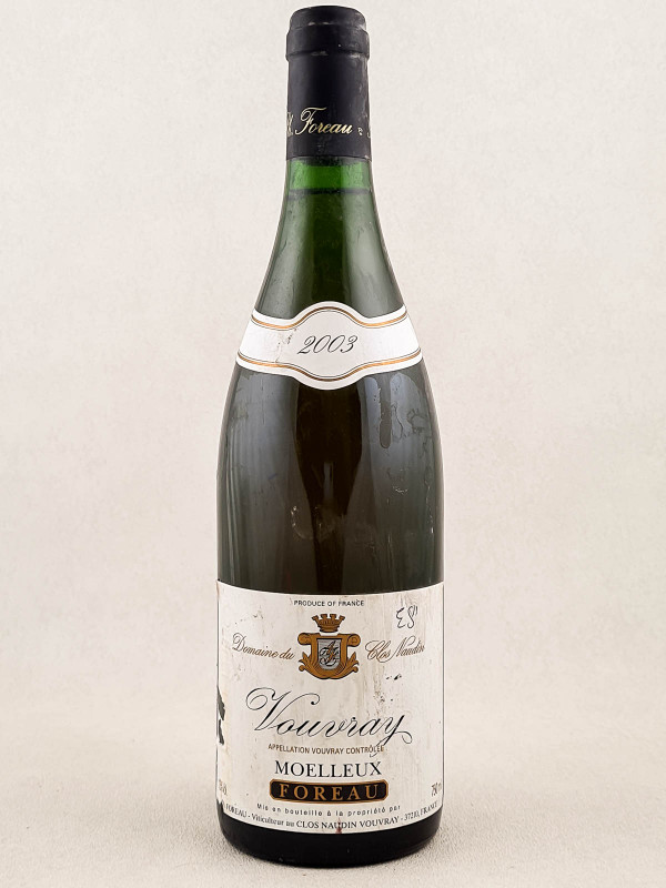 Foreau Domaine du Clos Naudin - Vouvray Moelleux 2003