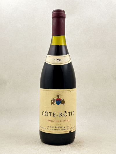 Arthur Barolet - Côte Rôtie 1981
