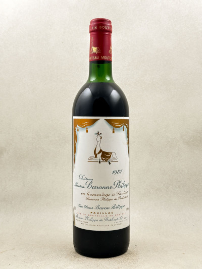 Mouton Baronne Philippe ( d'Armailhac ) - Pauillac 1987