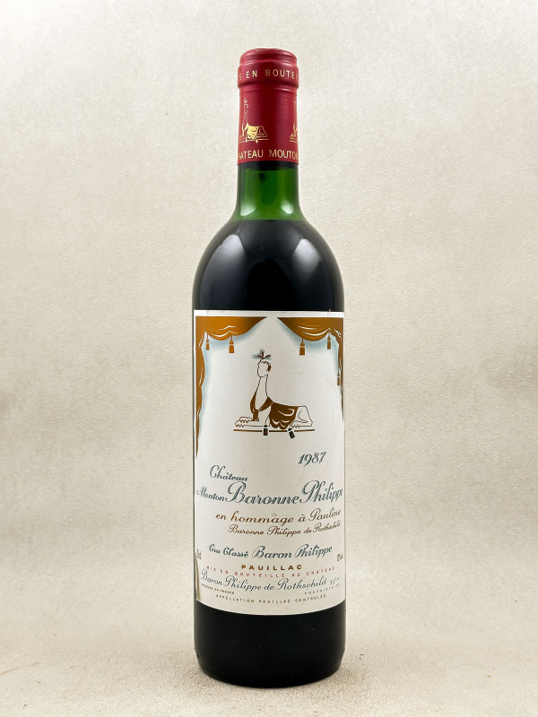 Mouton Baronne Philippe ( d'Armailhac ) - Pauillac 1987