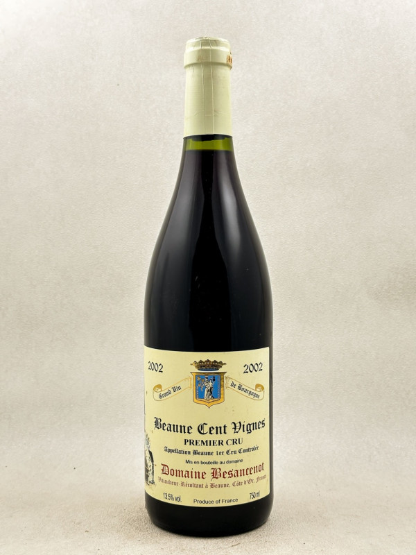 Besancenot - Beaune 1er cru "Cent Vignes" 2002