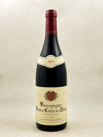 Brocard-Grivot - Hautes Côtes de Nuits 2003
