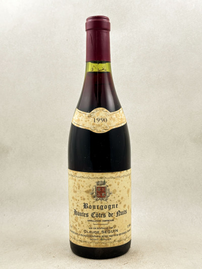 Claude Seguin - Bourgogne Hautes Côtes de Nuits 1990