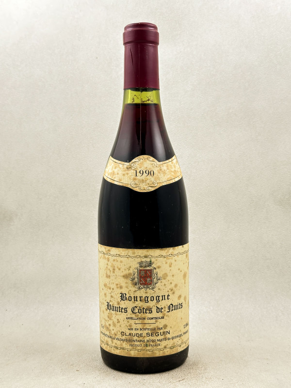 Claude Seguin - Bourgogne Hautes Côtes de Nuits 1990