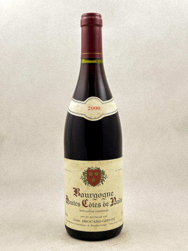 Brocard-Grivot - Hautes Côtes de Nuits 2000